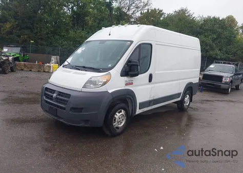 2014 Ram Promaster 2500 High Roof from USA, damaged, VIN 3C6TRVCD7EE120205